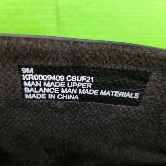 ✅Korks Women's Black Faux Leather Block Heel Lace Up Ankle Boots Womens 9M Biker - Picture 4 of 11